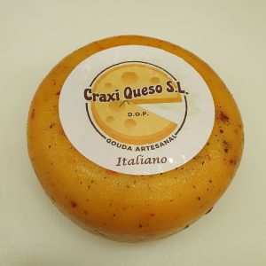Artisanal Craxi Dutch baby gouda cheese with Italian herbs
