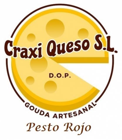 Craxi artisanal baby gouda cheese with red pesto