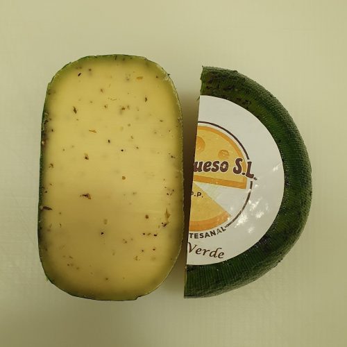 Green pesto gouda farmer's cheese, craxi raw milk gouda 48+ mini wheel (500 gr) & baby wheel (1000gr)