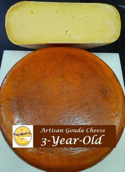 3 year matured artisan Dutch Gouda cheese, raw milk Gouda cheese 36 months old now available in our cheese shop in Malaga, Spain or order online