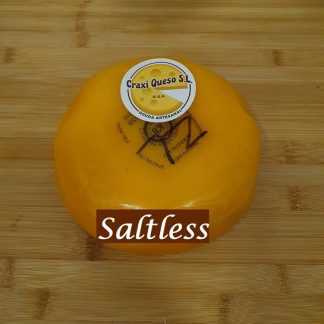 Raw milk saltless cheese, Craxi artisanal Gouda without salt