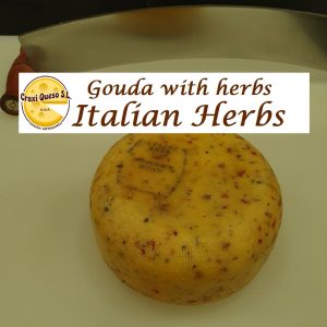 Craxi artisanal Gouda cheese with Italian herbs